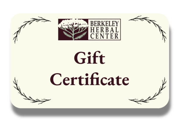 Berkeley Herbal Center Gift Certificate