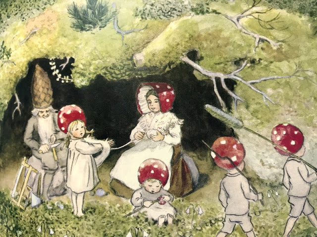 Children of the Forest by Elsa Beskow - the winter solstice