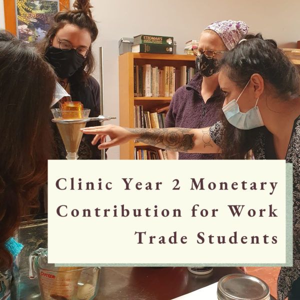 Clinic Year 2 Monetary Contribution for Work Trade Students