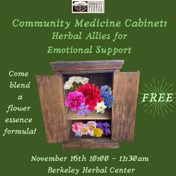 FREE: Community Medicine Cabinet: Herbal Allies for Emotional Support
