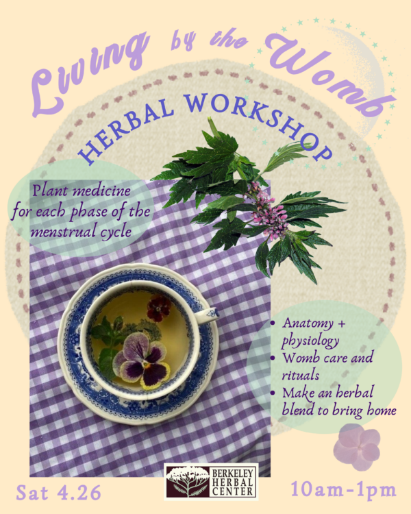 Living by the Womb: Herbal Workshop