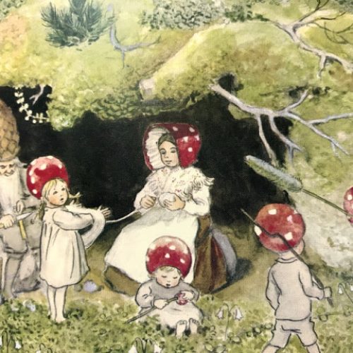 Children of the Forest by Elsa Beskow - the winter solstice